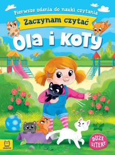 Okładka książki Zaczynam czytać. Duże litery. Pierwsze zdania...