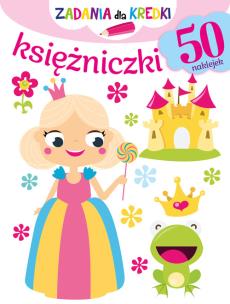 Okładka książki Zadania dla kredki. Księżniczki