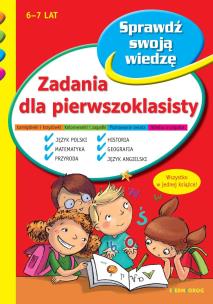 Okładka książki Zadania dla pierwszoklasisty