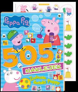 Okładka książki Zadania świnki Peppy. Świnka Peppa. 505 naklejek