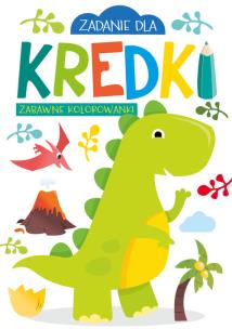 Okładka książki Zadanie dla kredki. Zabawne kolorowanki