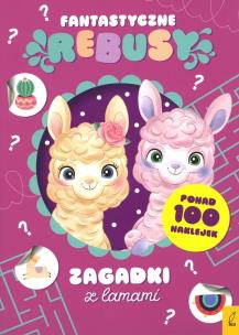 Okładka książki Zagadki z lamami. Fantastyczne rebusy