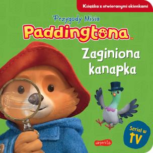 Zaginiona kanapka. Przygody Misia Paddingtona. Książka z otwieranymi okienkami. Autor: Opracowanie zbiorowe. Multiszop.pl Okładka książki Zaginiona kanapka. Przygody Misia Paddingtona. Książka z otwieranymi okienkami
