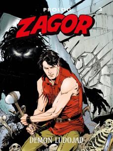 Zagor Prolog 3 Demon ludojad. Autor: Moreno Burattini. Multiszop.pl Okładka książki Zagor Prolog 3 Demon ludojad