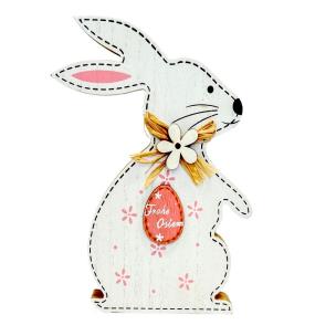 Opakowanie Zając drewniany biały
