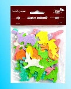 Opakowanie Zajączki brokatowe 56szt