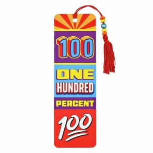 Zakładka do książki 100%. Wydawca: Peter Pauper Press. Multiszop.pl Opakowanie Zakładka do książki 100%