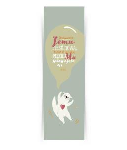 Opakowanie Zakładka duża - Śpiewajcie Jemu - miś