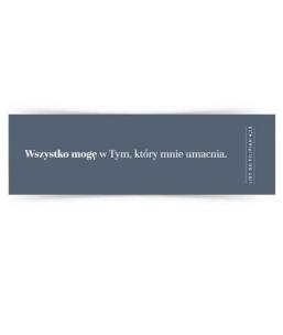 Opakowanie Zakładka duża - Wszystko mogę w tym