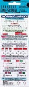 Opakowanie Zakładka edu-ściąga. Ułamki zwykłe
