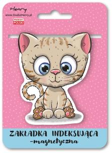 Opakowanie Zakładka magnetyczna - Kot beżowy