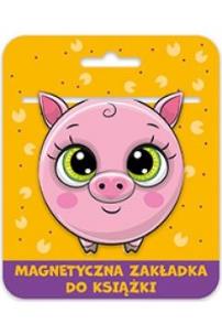 Opakowanie Zakładka magnetyczna kulka Świnka