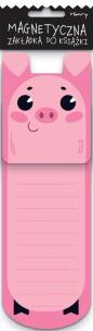 Opakowanie Zakładka magnetyczna notka Pig