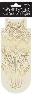 Opakowanie Zakładka magnetyczna owal Złota sowa