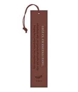 Opakowanie Zakładka skórzana - Lecz ci co zaufali