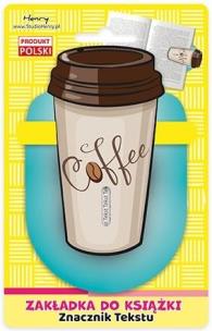Opakowanie Zakładka znacznik tekstu Coffee