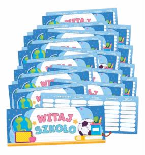 Opakowanie Zakładki do książek - Witaj szkoło 01 25szt