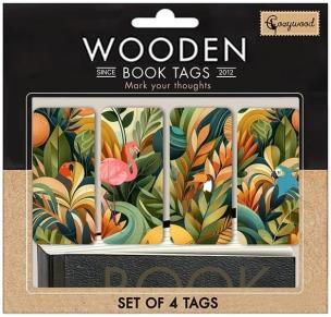 Opakowanie Zakładki drewniane do książki Dżungla