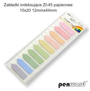 Opakowanie Zakładki indeksujące 12x44mm 10x20szt papierowe