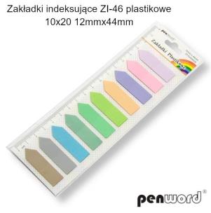 Opakowanie Zakładki indeksujące 12x44mm 10x20szt plastikowe