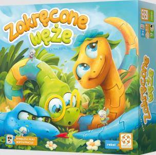 Zakręcone węże REBEL. Wydawca: Rebel. Multiszop.pl Opakowanie Zakręcone węże REBEL