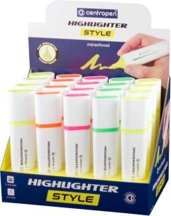 Zakreślacz Highlighter Style Fluo (20szt). Wydawca: Centropen. Multiszop.pl Opakowanie Zakreślacz Highlighter Style Fluo (20szt)
