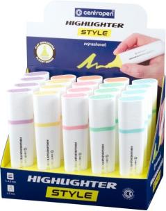 Zakreślacz Highlighter Style Soft (20szt). Wydawca: Centropen. Multiszop.pl Opakowanie Zakreślacz Highlighter Style Soft (20szt)