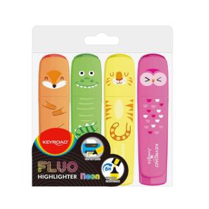 Opakowanie Zakreślacz Keyroad fluo jungle1-5 mm 4 kolory