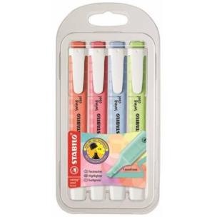 Zakreślacz STABILO Swing Cool Pastel 4 kolory. Wydawca: Stabilo. Multiszop.pl Opakowanie Zakreślacz STABILO Swing Cool Pastel 4 kolory