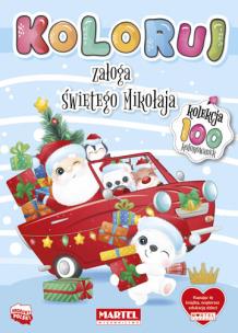 Okładka książki Załoga Św. Mikołaja. Koloruj