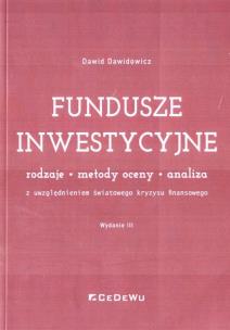 Okładka książki Zamknięte fundusze inwestycyjne w.3
