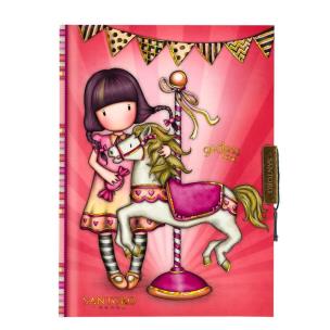 Zamykany Notes Gorjuss Fairground Carousel. Wydawca: Santoro. Multiszop.pl Opakowanie Zamykany Notes Gorjuss Fairground Carousel