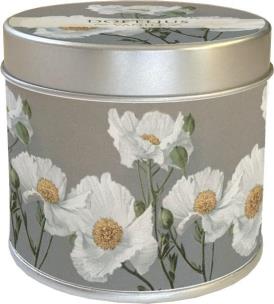 Opakowanie Zapachowa świeczka 166 - białe maki - waniliowa