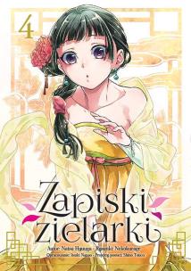 Zapiski zielarki. Tom 4. Autor: Ikki Nanao, Natsu Hyuuga, Nekokurage. Multiszop.pl Okładka książki Zapiski zielarki. Tom 4