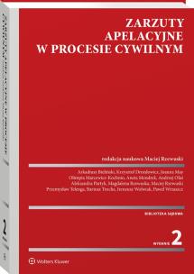 Okładka książki Zarzuty apelacyjne w procesie cywilnym
