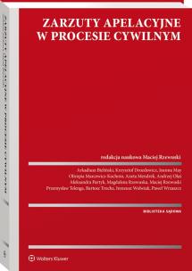 Okładka książki Zarzuty apelacyjne w procesie cywilnym