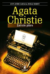 Zatrute pióro. Autor: Agatha Christie. Multiszop.pl Okładka książki Zatrute pióro