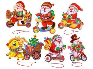 Opakowanie Zawieszka Mikołaj MIX