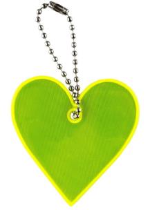 Opakowanie Zawieszka odblaskowa Serce