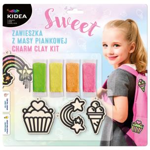 Zawieszka z masy piankowej Sweet Kidea 4 kolory. Wydawca: Derform. Multiszop.pl Opakowanie Zawieszka z masy piankowej Sweet Kidea 4 kolory