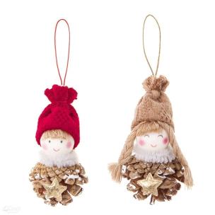 Opakowanie Zawieszki dziewczynka & chłopiec 2szt