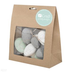 Zawieszki jajka miętowe neutralne 20 szt.. Wydawca: DP CRAFT. Multiszop.pl Opakowanie Zawieszki jajka miętowe neutralne 20 szt.