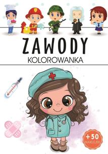 Zawody. Kolorowanka. Autor: Opracowanie zbiorowe. Multiszop.pl Okładka książki Zawody. Kolorowanka
