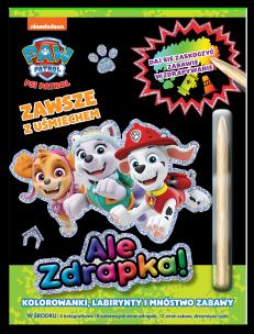 Zawsze z uśmiechem. Psi Patrol. Ale zdrapka. Autor: Opracowanie zbiorowe. Multiszop.pl Okładka książki Zawsze z uśmiechem. Psi Patrol. Ale zdrapka