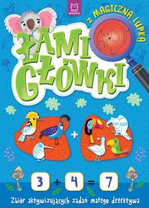 Okładka książki Zbiór aktywizujących zadań małego detektywa. Łamigłówki z magiczną lupką