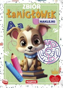 Okładka książki Zbiór łamigłówek z naklejkami