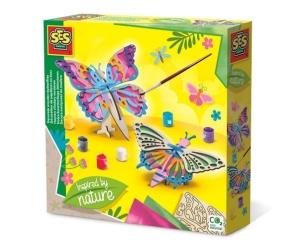 Opakowanie Zdobienie drewnianych motyli