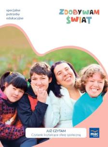 Zdobywam świat. Już czytam. Autor: Justyna Hadryś. Multiszop.pl Okładka książki Zdobywam świat. Już czytam