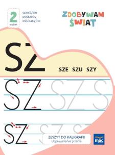 Okładka książki Zdobywam świat Zeszyt do kaligrafii Poziom 2