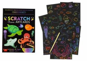 Opakowanie Zdrapywanka kolorowanka Świat oceanu